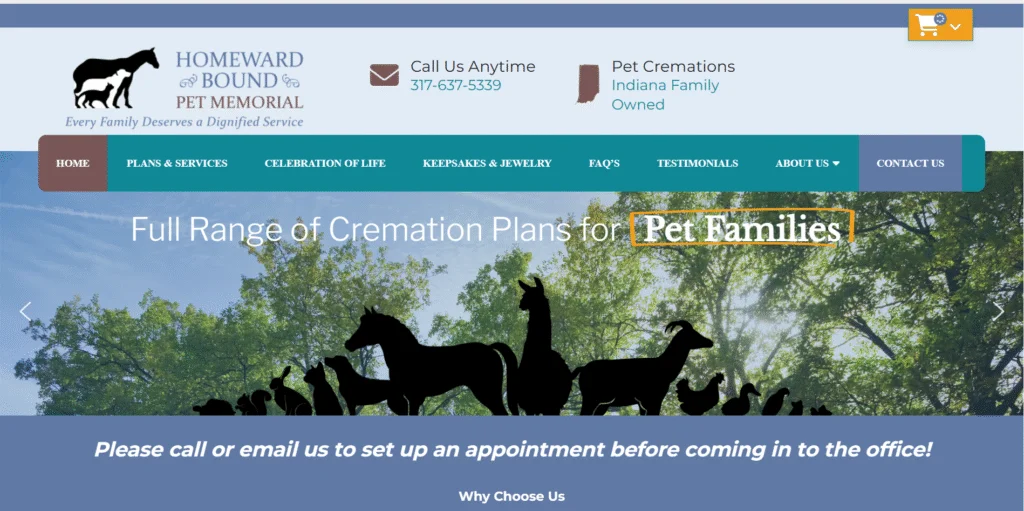 Homeward Bound website